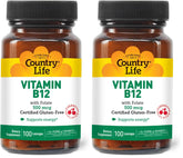 Country Life B12 with Folate bottle and label