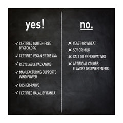 Back of bottle showing certifications