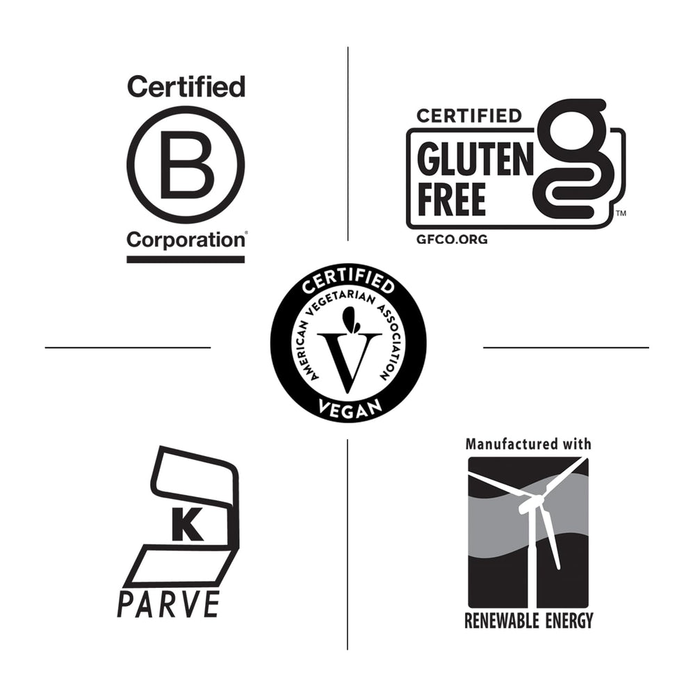 Benfotiamine label highlighting gluten-free and vegan certifications