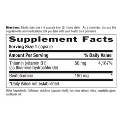 Ingredients and allergen information on the bottle label