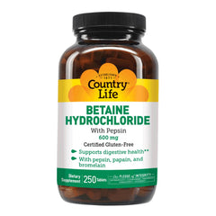 Digestive health support image for Betaine HCl with Pepsin