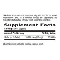 Hair, scalp and nails health illustration with Country Life Biotin 10,000 mcg