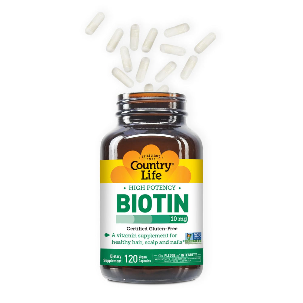 Vegan and gluten-free certification label for biotin