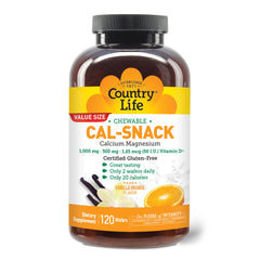 Country Life Cal-Snack bottle label featuring Vitamin D3