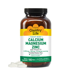 Country Life Calcium Magnesium Zinc with Vitamin D3 bottle front label