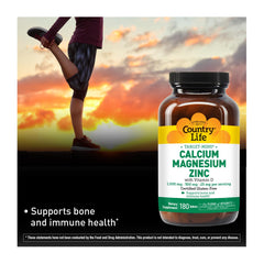 Nutritional information panel on the bottle