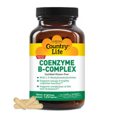 Front view of Country Life Coenzyme B-Complex 120 capsules