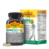 Country Life CORE Daily-1 Multivitamin for Men 50+ bottle on white background