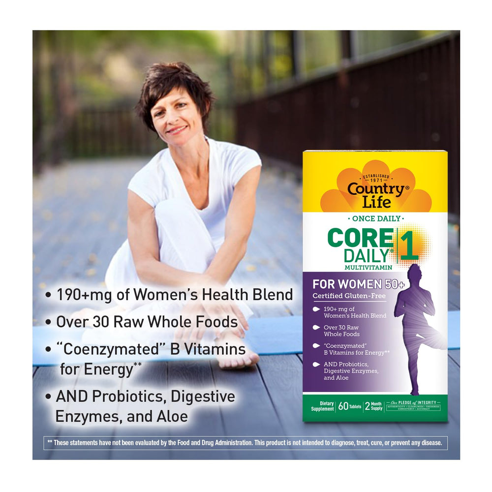 Close-up of coenzymated B vitamins in Country Life CORE Daily-1