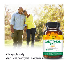Ingredients panel for Country Life Daily Total One Multivitamin