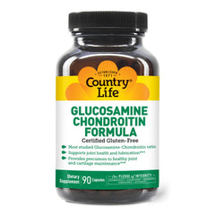 Country Life Glucosamine Chondroitin 1500/1200mg bottle label