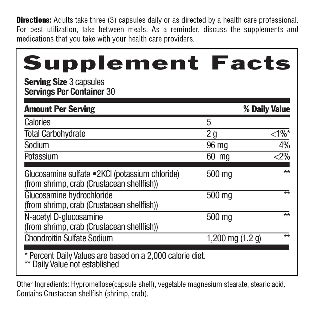 90-count bottle of Country Life joint health supplement