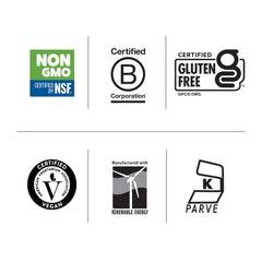 GFCO gluten-free certification badge on product packaging