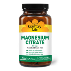 Country Life Magnesium Citrate 250mg energy scene for active lifestyle.