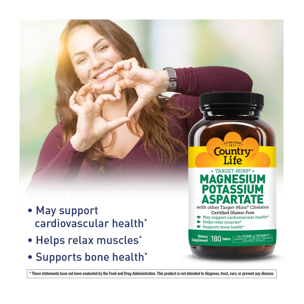 Country Life gluten-free label on supplement bottle