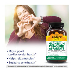 Country Life gluten-free label on supplement bottle