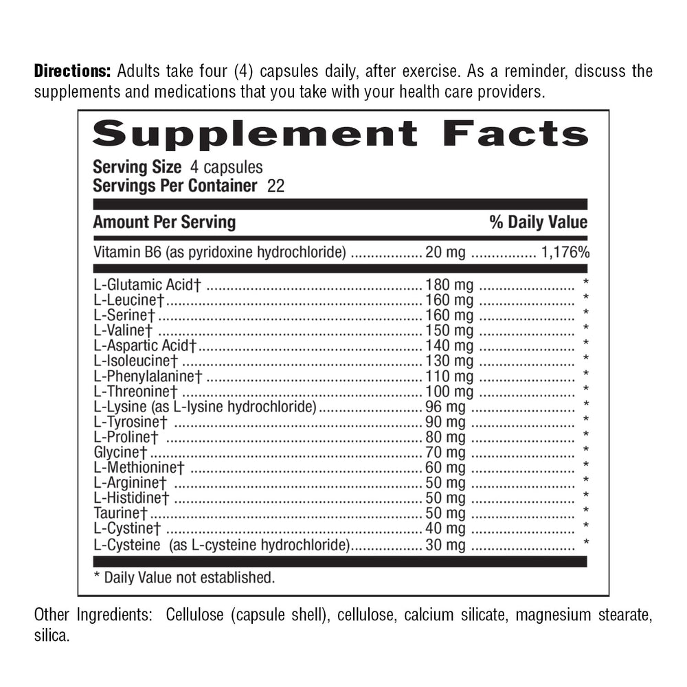 Athlete post-workout using Maxi-Amino supplement