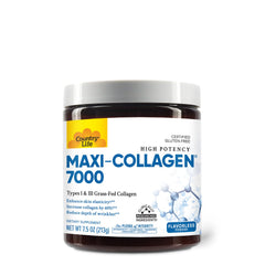 Country Life Maxi-Collagen 7000 Powder tub label