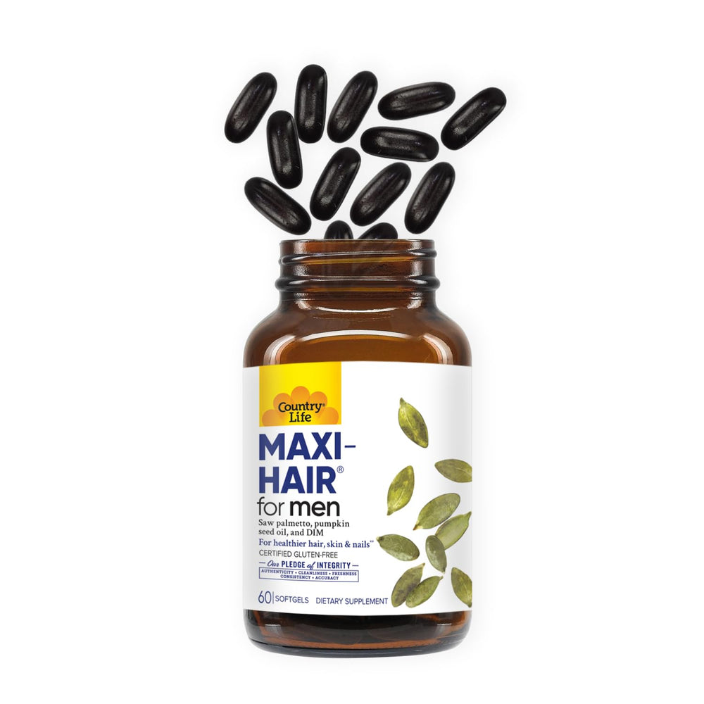 Lifestyle image of a man taking Maxi-Hair daily