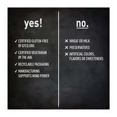 GFCO Gluten Free and AVA Vegetarian logos with Maxi-Hair packaging