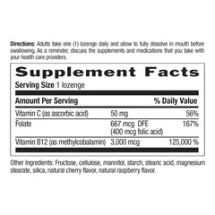 Packaging for Country Life Methyl B-12 Lozenges