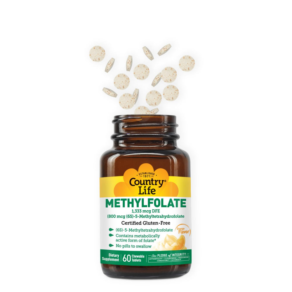 Ingredients: metabolically active L-methylfolate and methylcobalamin B12