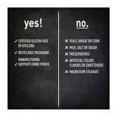 Certified gluten-free and non-GMO