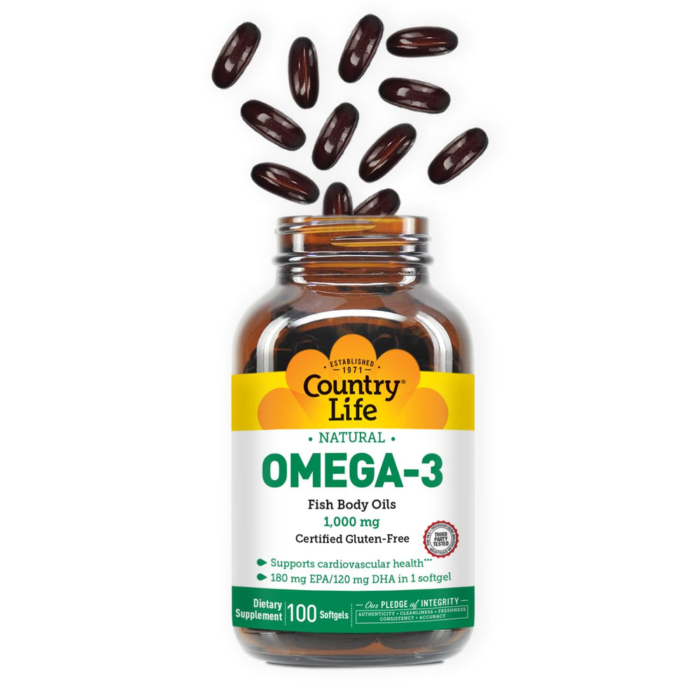 High-quality fish oil capsule extracted from cold-water fish