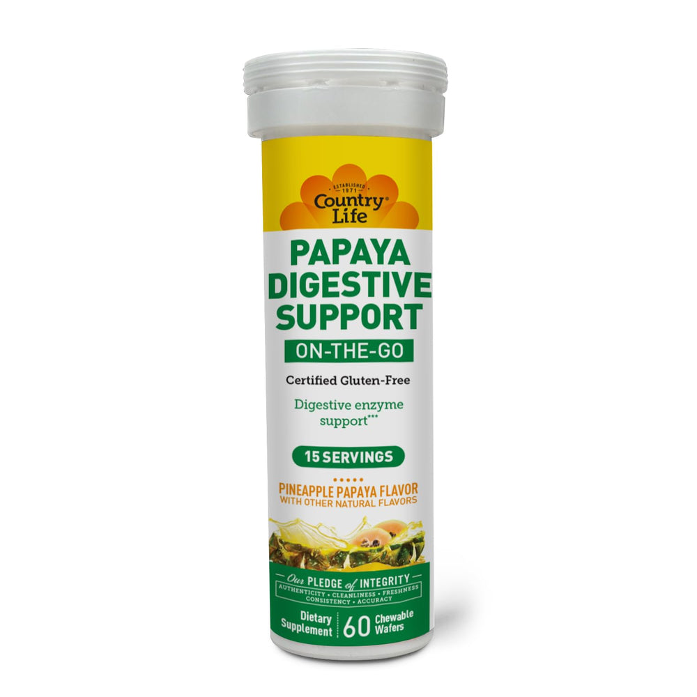 Travel tubes of Papaya Digestive Enzyme Wafers for on-the-go use