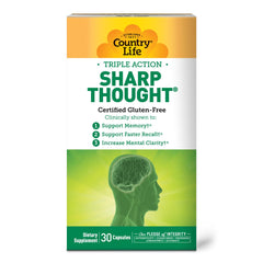 30 capsules bottle of Country Life Sharp Thought