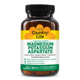 Country Life Target-Mins Magnesium Potassium Aspartate bottle with label