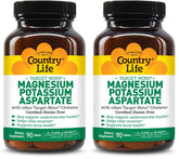 Country Life Target-Mins Magnesium Potassium Aspartate bottle front