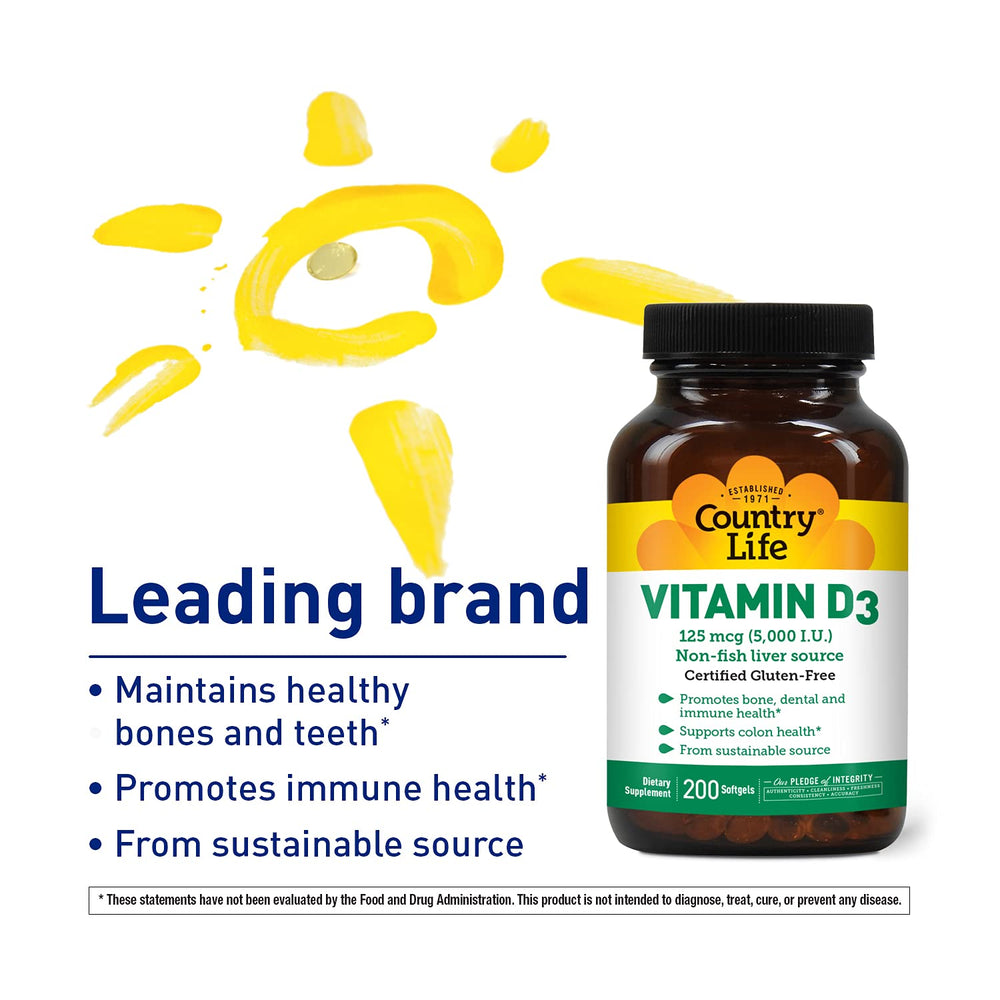Illustration showing Vitamin D3 supporting immune health