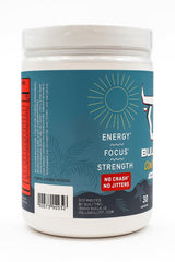 Glass of water with Peach Mango pre-workout being mixed