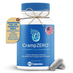 CrampZero 60 capsules bottle front view
