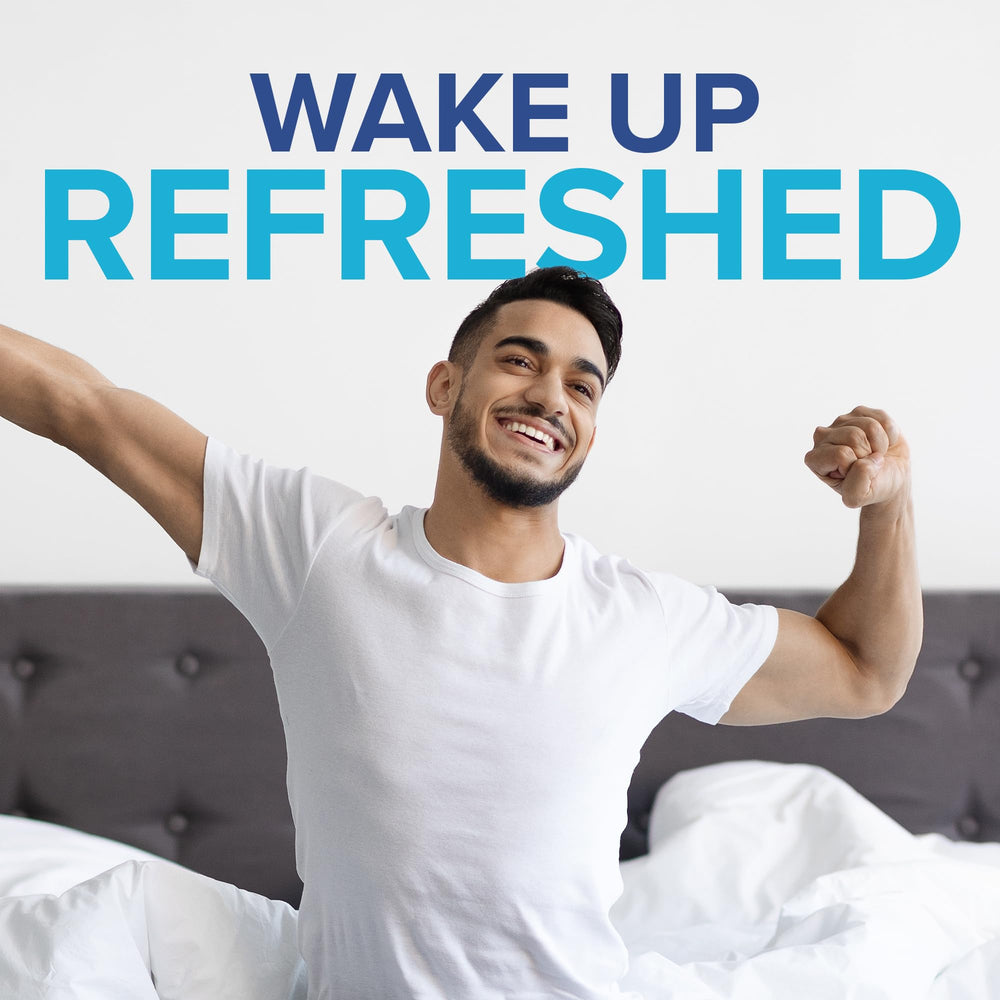 CrampZero night-use capsule with glass of water