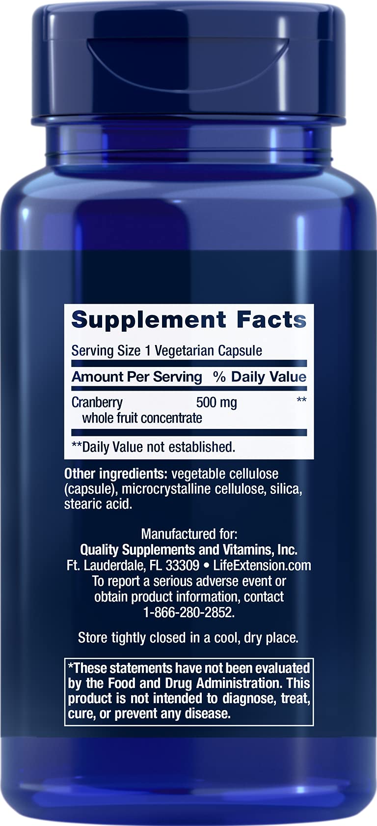 Cran-Max packaging showing 60 capsules