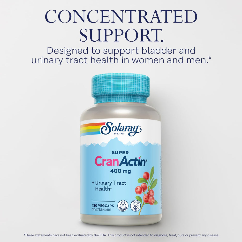 CranActin herbal blend ingredients (uva ursi, goldenseal, cornsilk, blueberry)