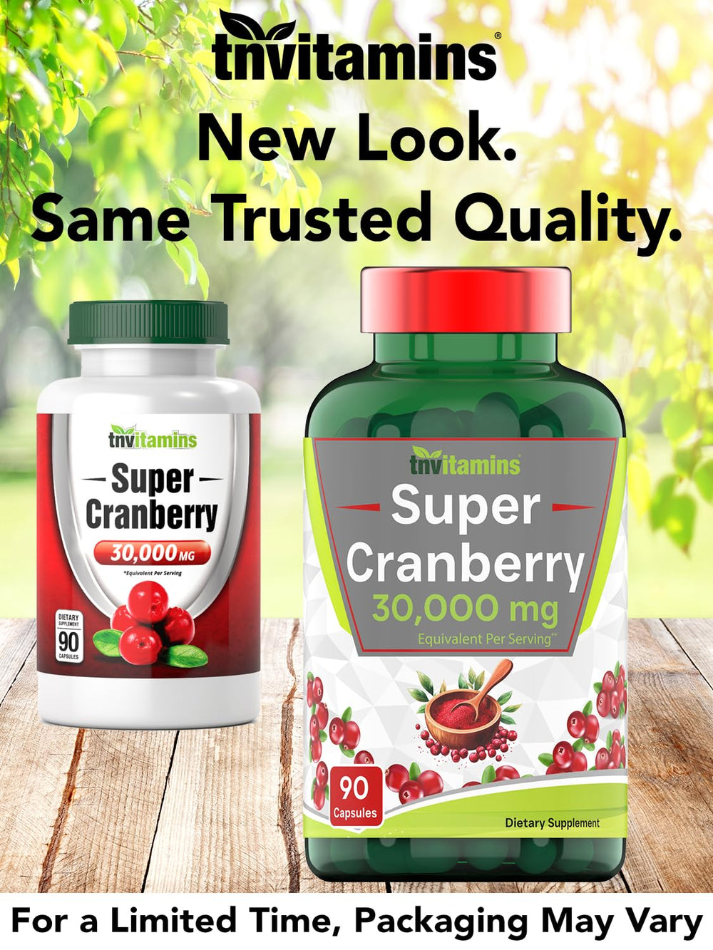 Super cranberry concentrate capsules with antioxidants and polyphenols.