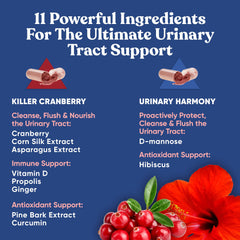 Cranberry extract ingredient label close-up
