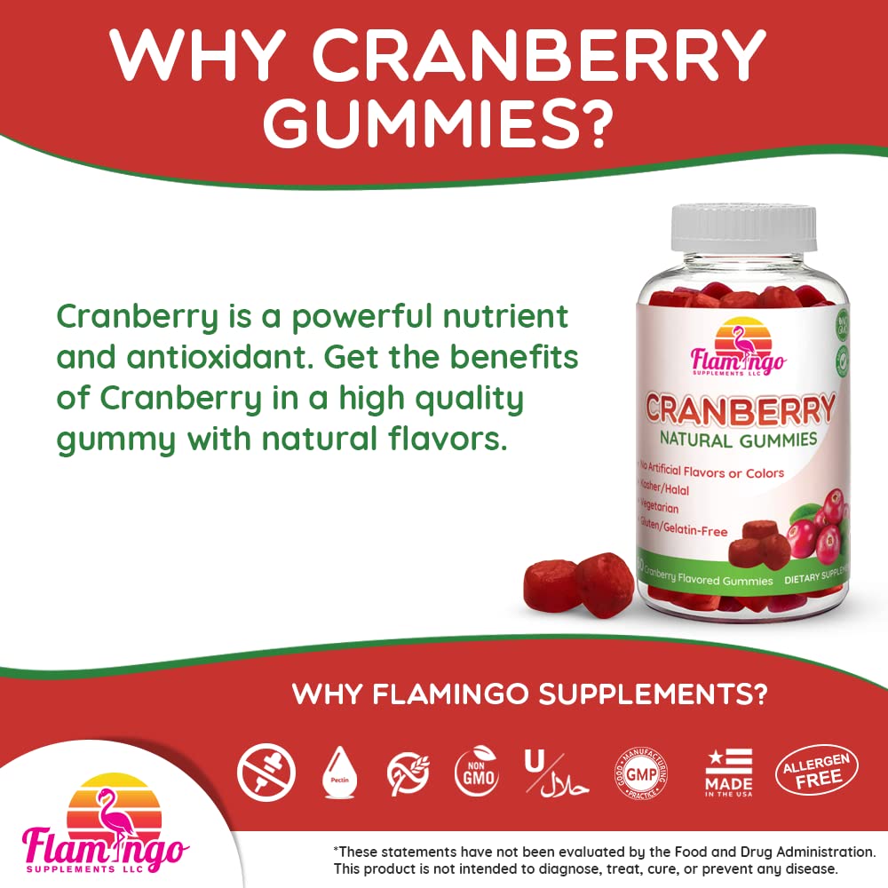60-count Cranberry Gummies 1000 mg packaging