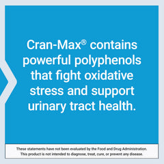 Cran-Max polyphenols provide health benefits without calories