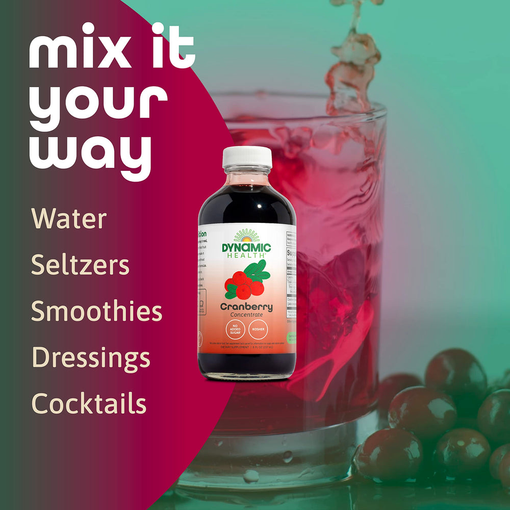 Cranberries used in Dynamic Health concentrate