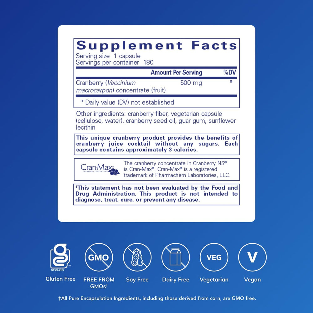 Illustration of urinary tract health supporting Cranberry NS