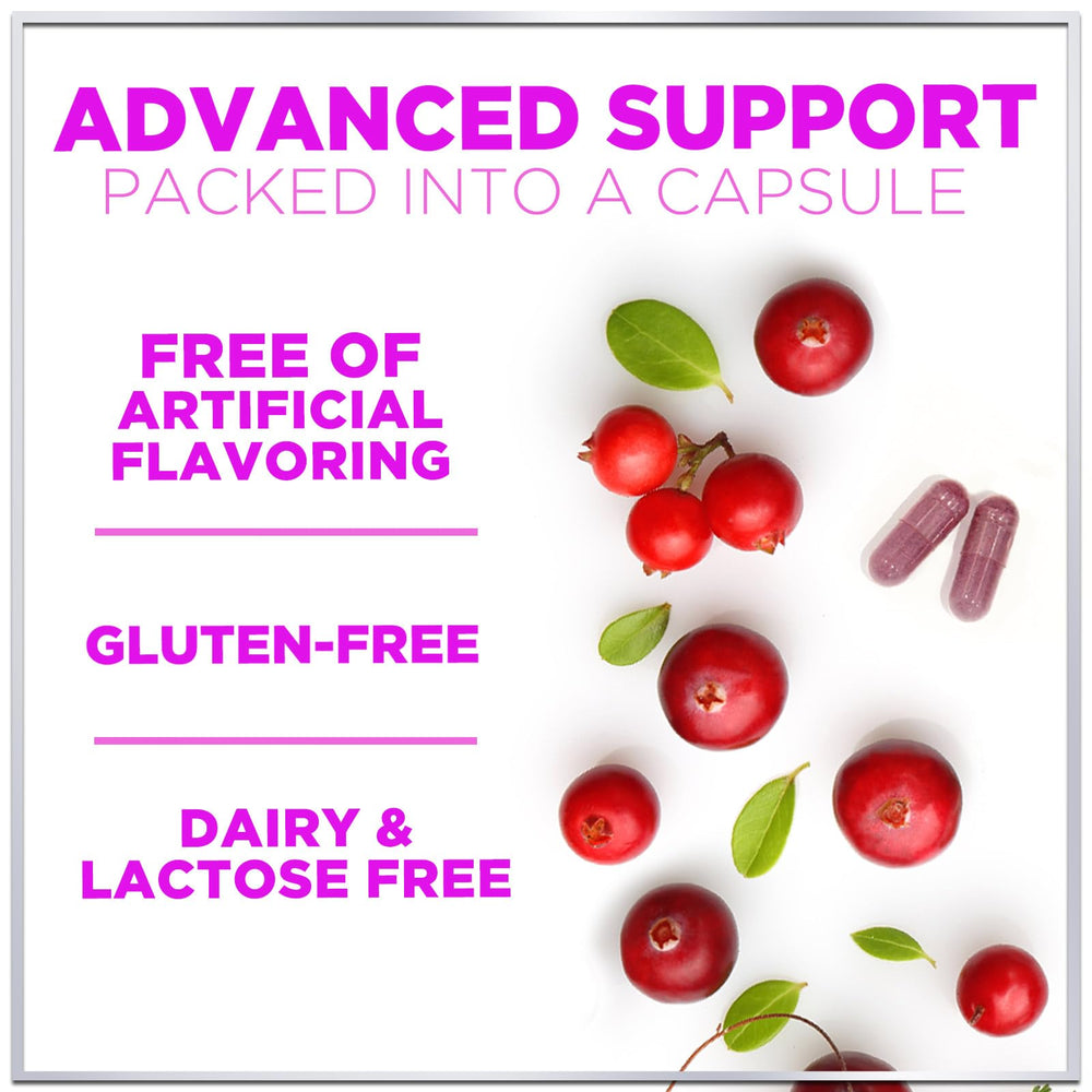 Daily wellness support from cranberry capsules for men and women