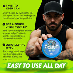 CREAM Energy on-the-go use-case with desk, gym, or commute scenarios.