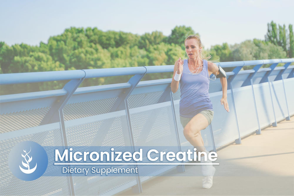 Illustration showing a 25-day supply of Creatine capsules