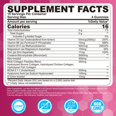 Front view of Creatine for Women Gummies bottle