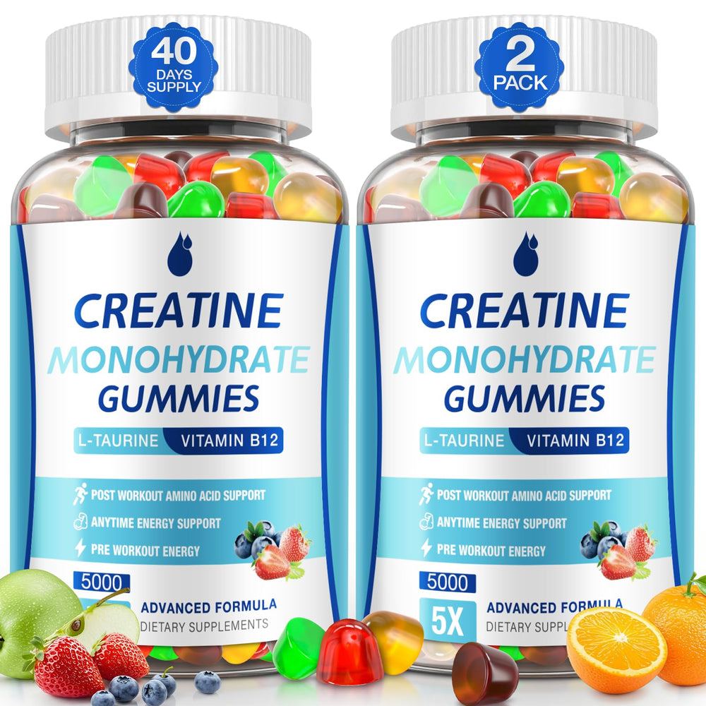 Creatine Gummies bottle with 160-count supply