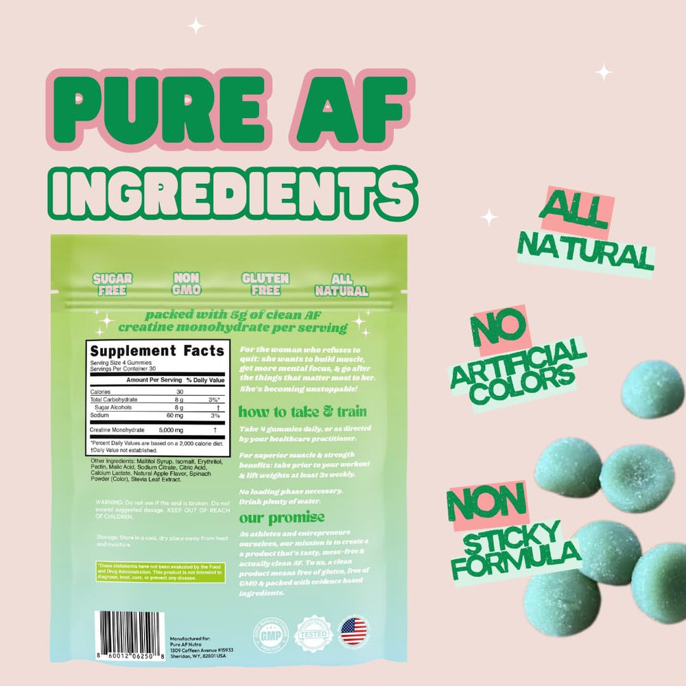 Sugar-free, gluten-free, and keto-friendly icons on packaging